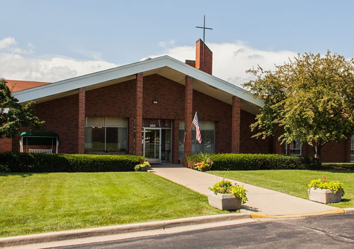 Exterior front entrance